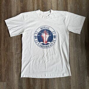 Vintage Royal Caribbean Cruise T Shirt Single Stitch Large